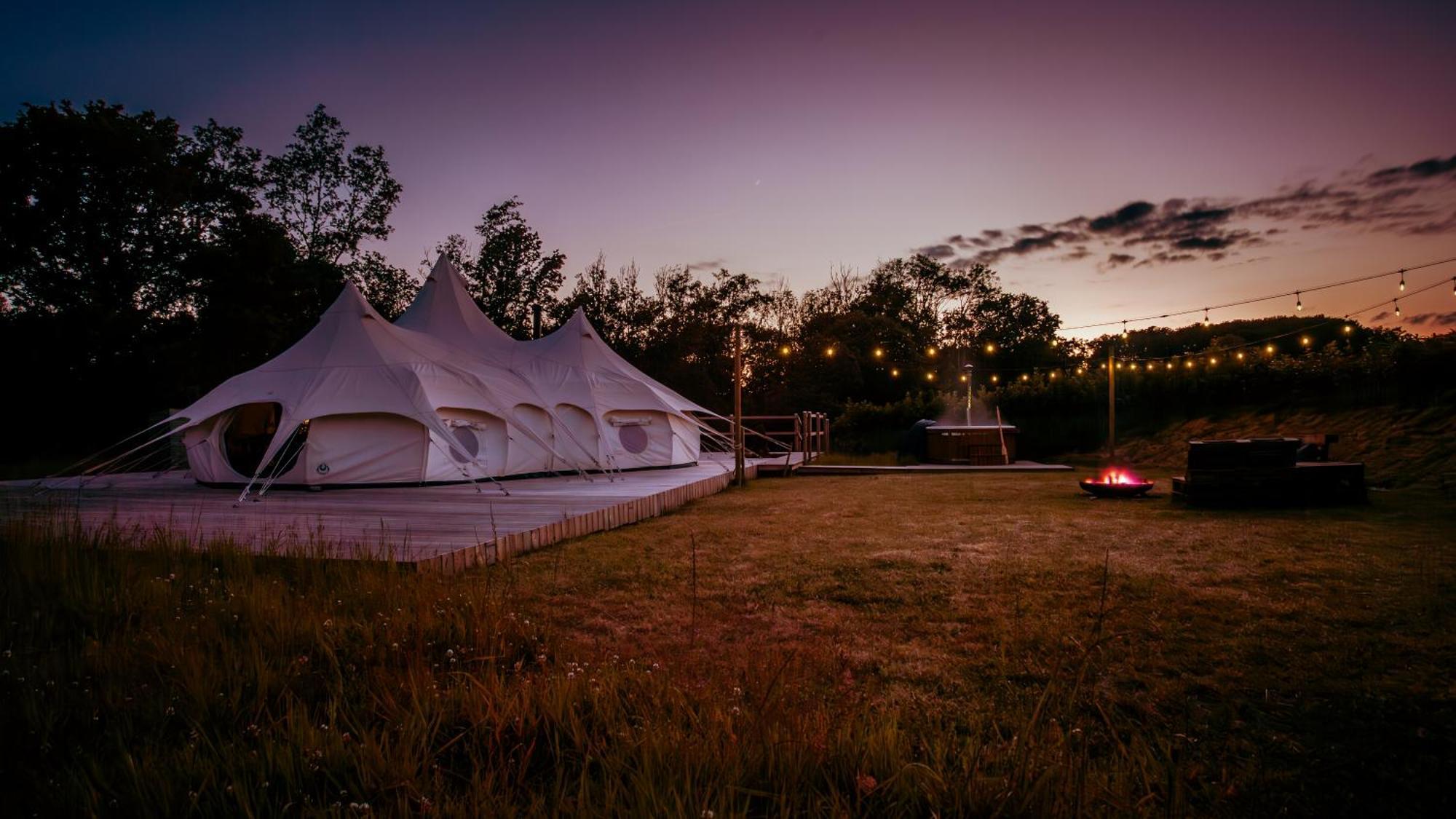 Luxury Glamping Retreat In Battle Villa Luaran gambar