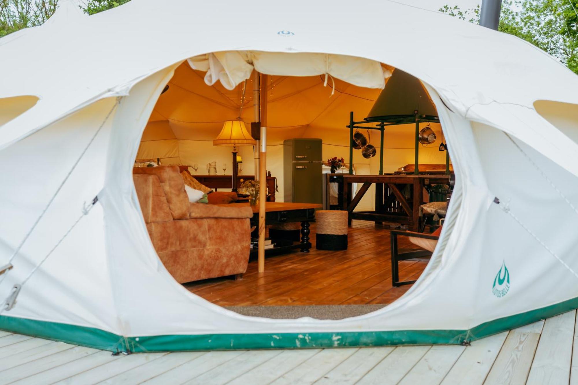 Luxury Glamping Retreat In Battle Villa Luaran gambar