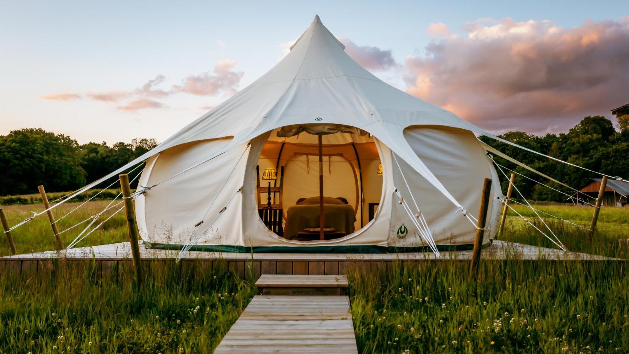 Luxury Glamping Retreat In Battle Villa Luaran gambar