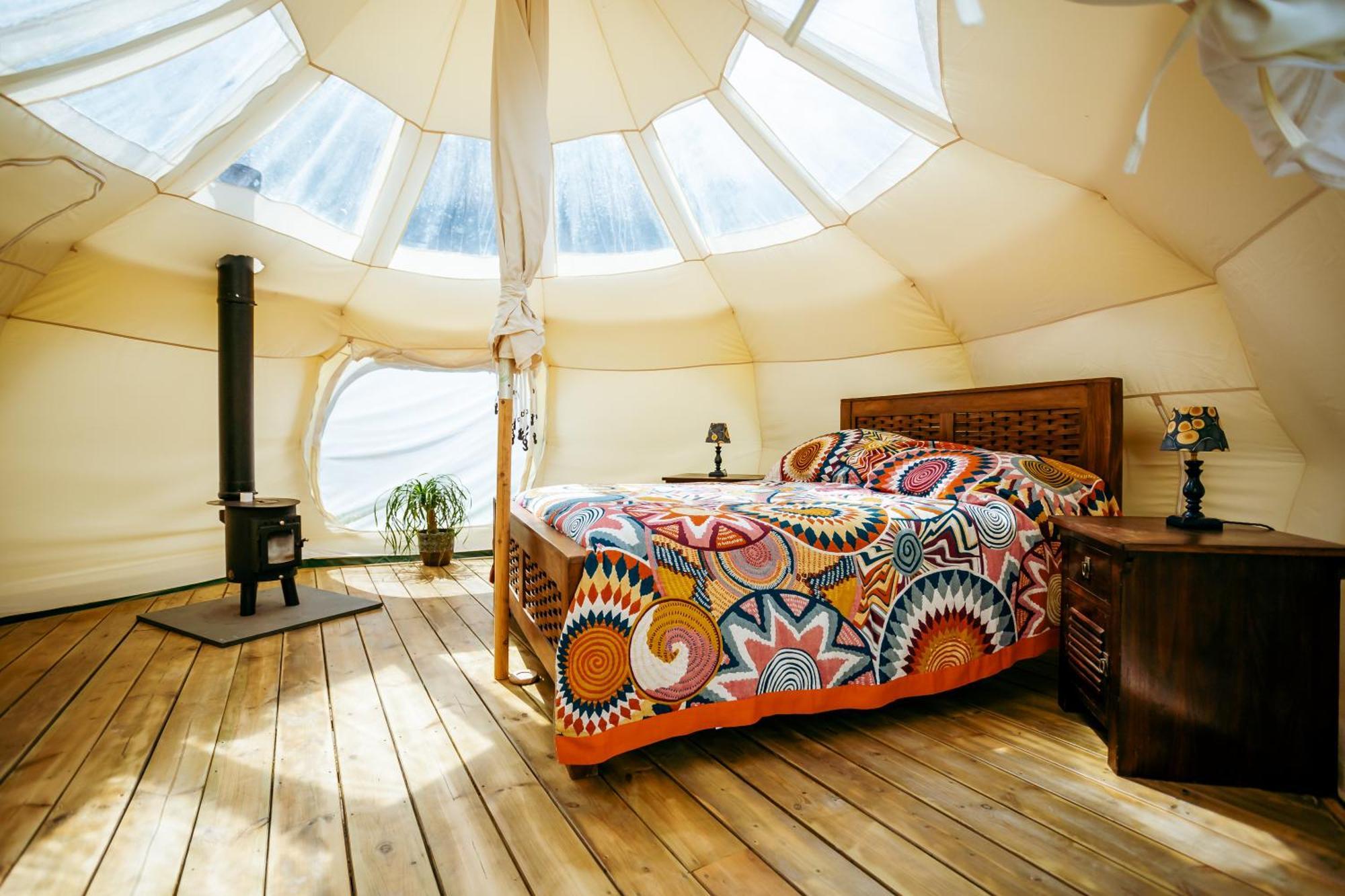 Luxury Glamping Retreat In Battle Villa Luaran gambar