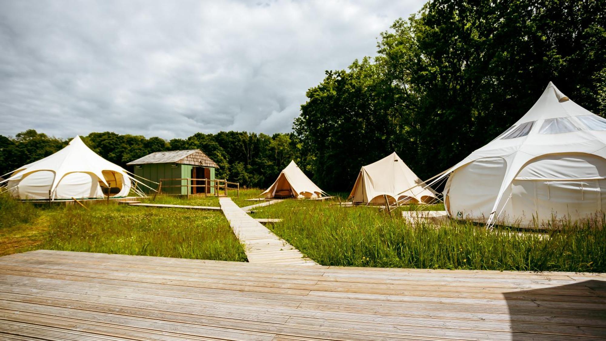 Luxury Glamping Retreat In Battle Villa Luaran gambar