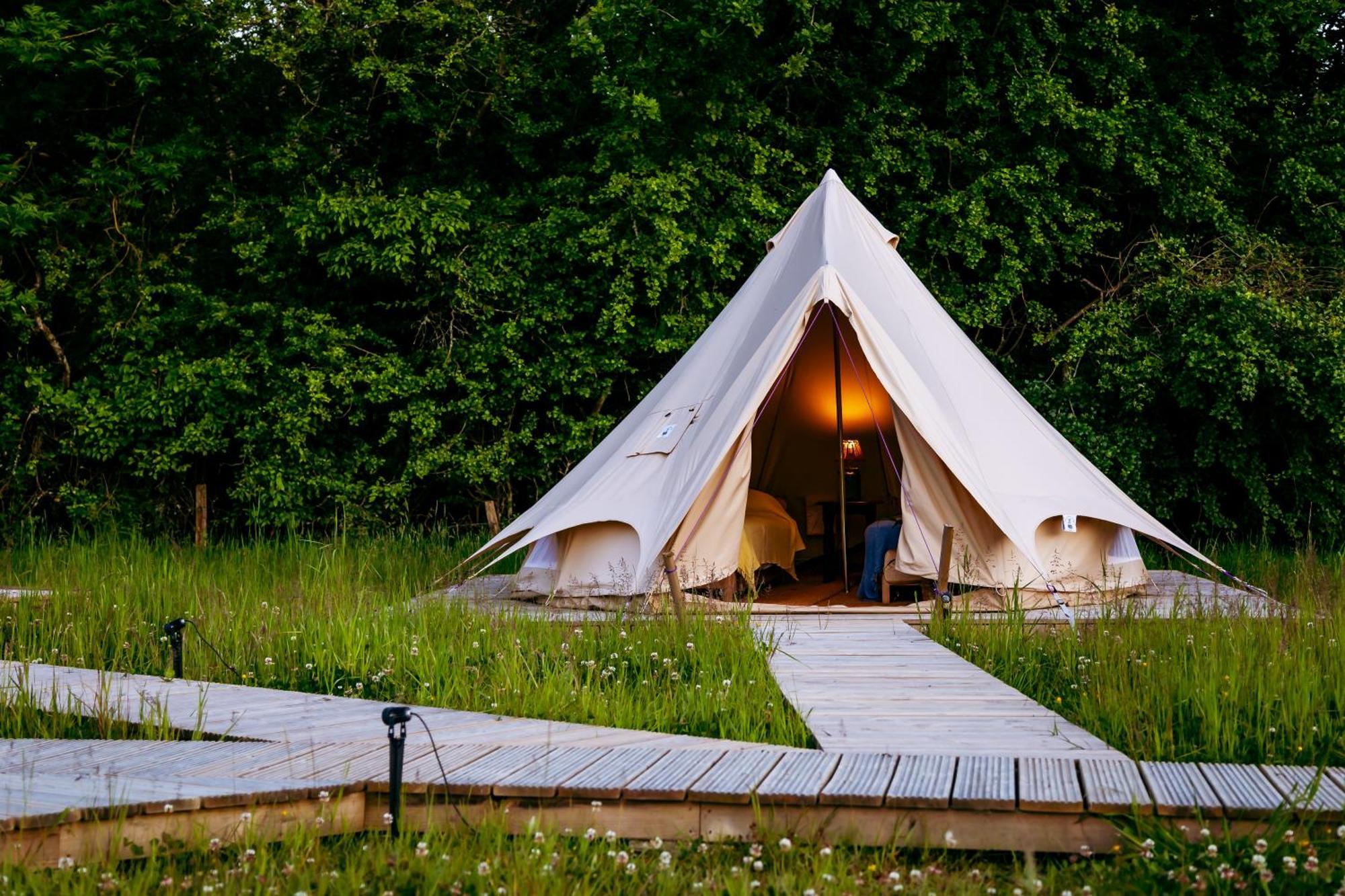 Luxury Glamping Retreat In Battle Villa Luaran gambar